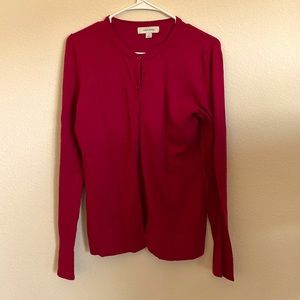 Merona crimson red cardigan
